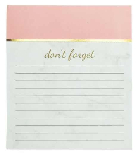 Graphique Blush Pink Jotter Notepad